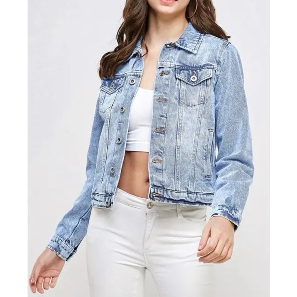 Topshop Light Blue Denim Jacket